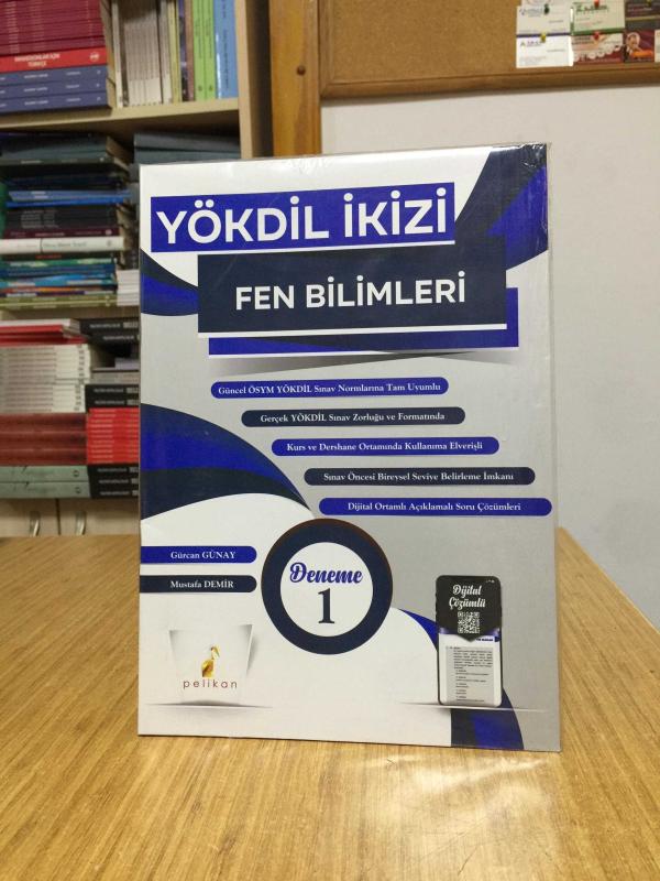 YÖKDİL İkizi Fen Bilimleri 2 Özgün Deneme Sınavı Dijital Çözümlü Pelikan Yayınları