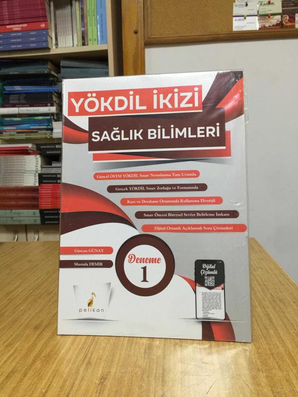 YÖKDİL İkizi Sağlık Bilimleri 2 Özgün Deneme Sınavı Dijital Çözümlü Pelikan Yayınları