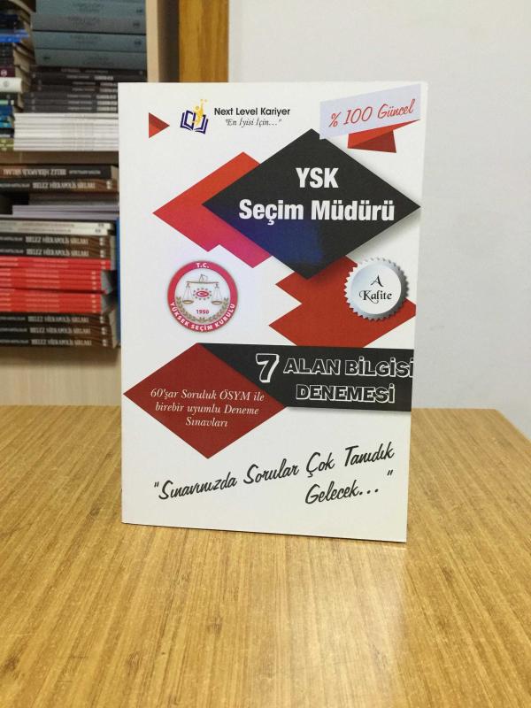 YSK Seçim Müdürü 7 Deneme Next Kariyer Yayınları