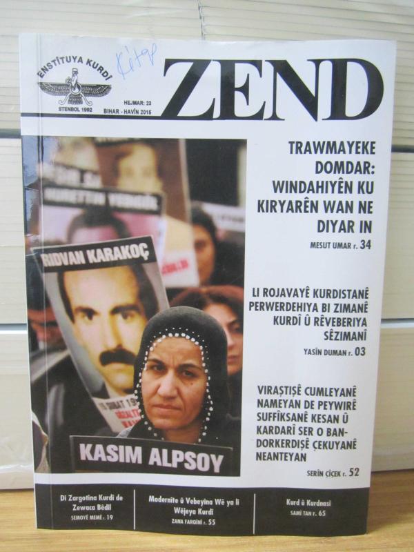 ZEND Enstituya Kurdi - Bıhar Havin 2016 - Hejmar 23